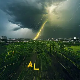 alerta amarelo de tempestade
