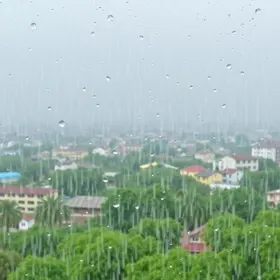 Diadema chuva localizada