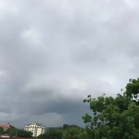 dia nublado em Diadema com tempestades localizadas