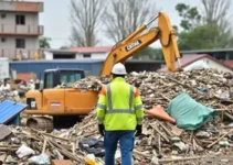 descarte de entulhos