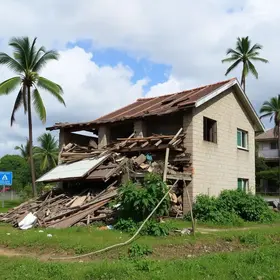 casa desaba no Jardim Ângela