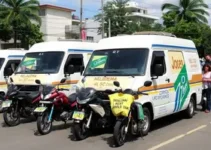 Diadema recebe vans e motos doadas pela Prefeitura de SP