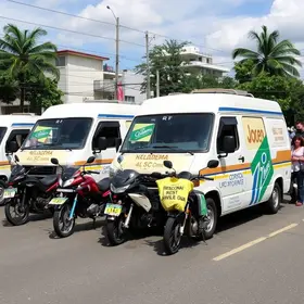 Diadema recebe vans e motos doadas pela Prefeitura de SP