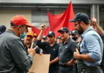 assembleia dos trabalhadores na Brásfit