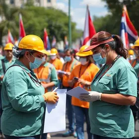 serviços públicos em Diadema no Dia do Trabalho