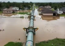 rompimento de tubulação da Sabesp