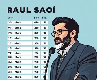 votação no Ee. Raul Saddi